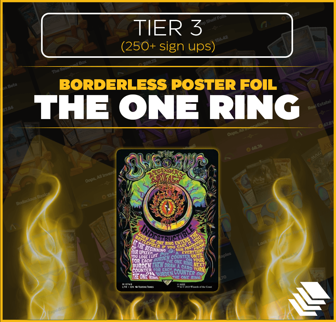 Borderless Poster Foil The One Ring