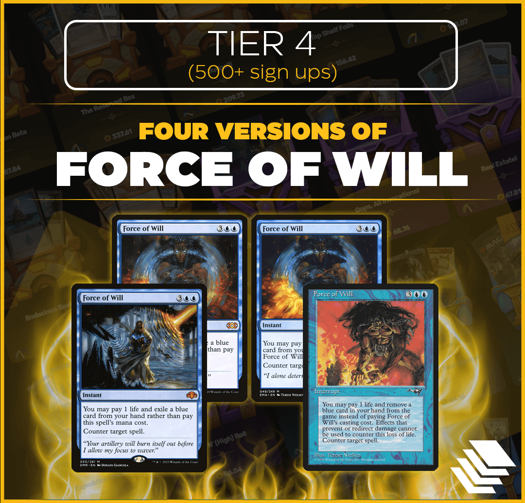 Four Versions of Force of Will