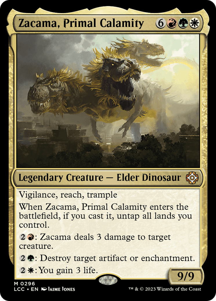 Zacama, Primal Calamity