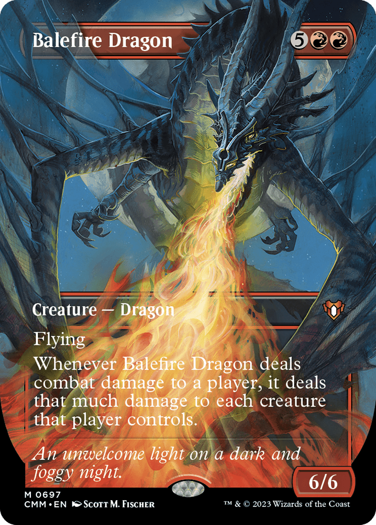 Balefire Dragon (Borderless)