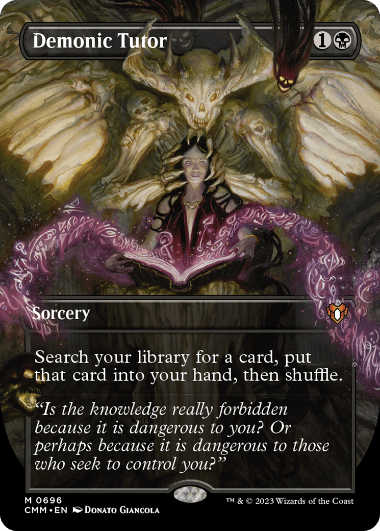 Demonic Tutor (Borderless)