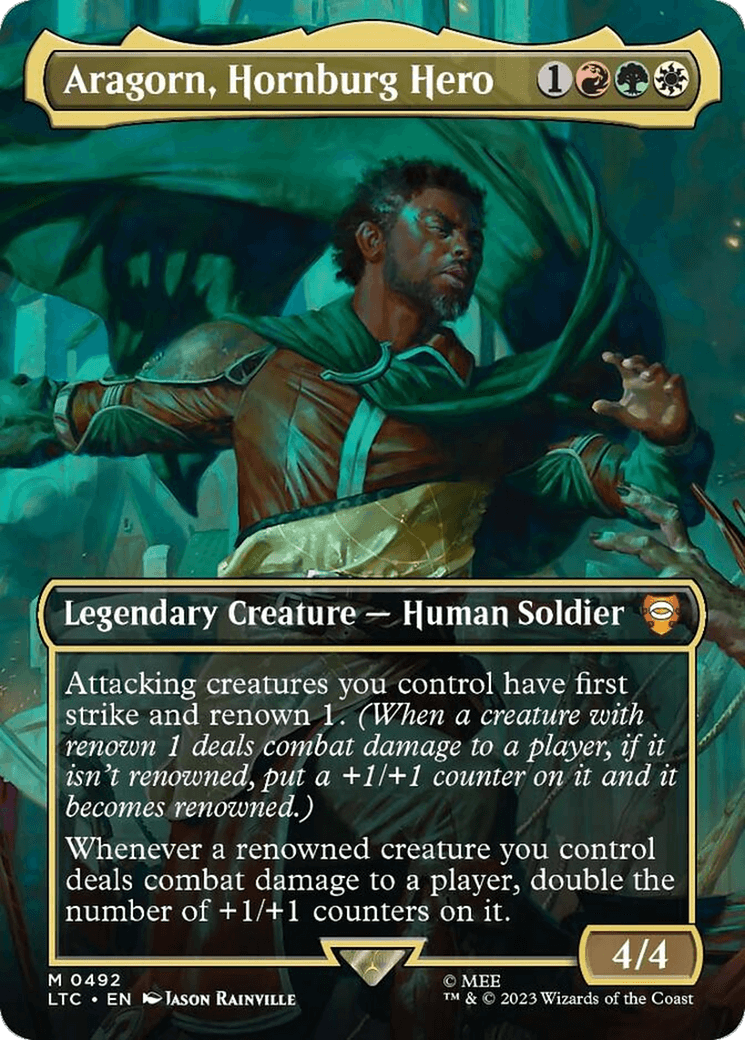 Aragorn, Hornburg Hero (Borderless)