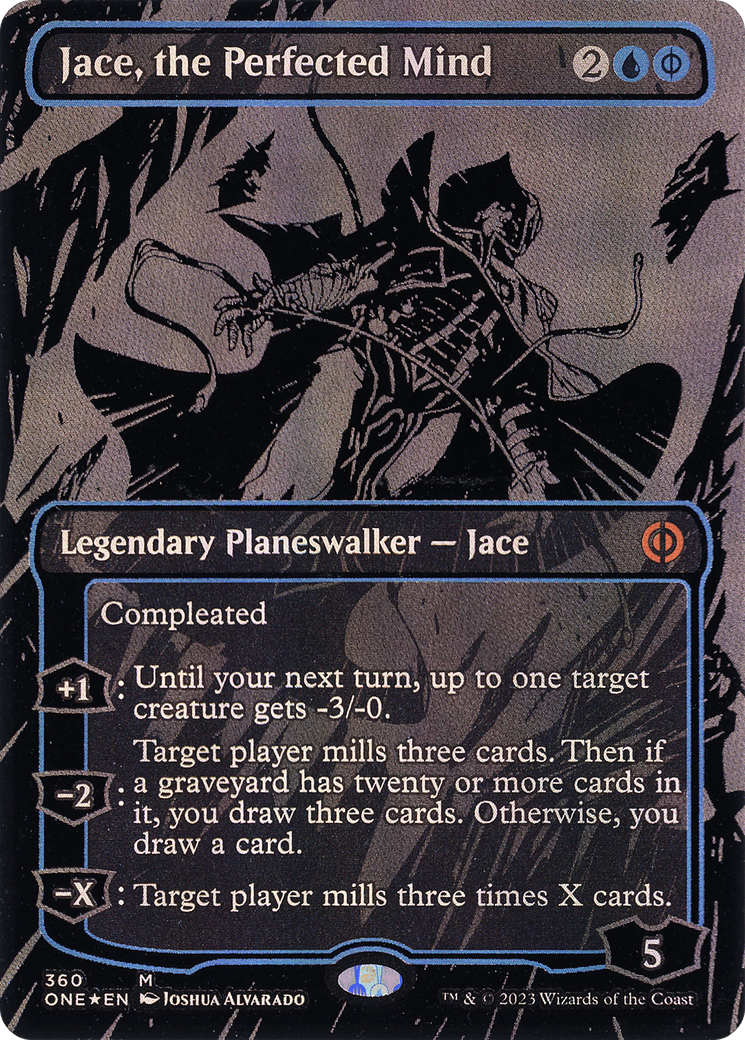 Jace, the Perfected Mind (Oil Slick Raised Foil)