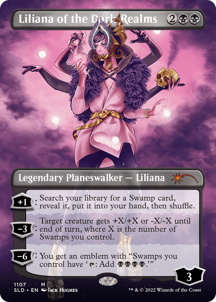 Liliana of the Dark Realms (Borderless)