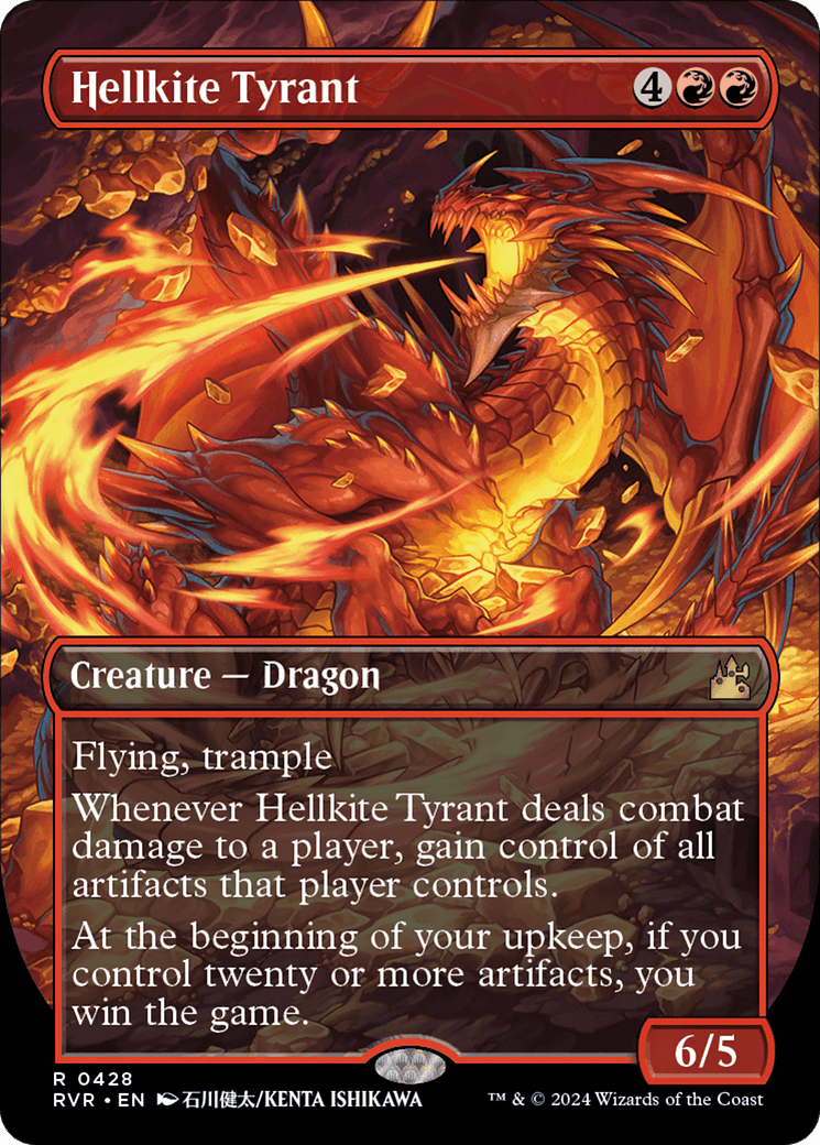 Hellkite Tyrant (Anime Borderless)