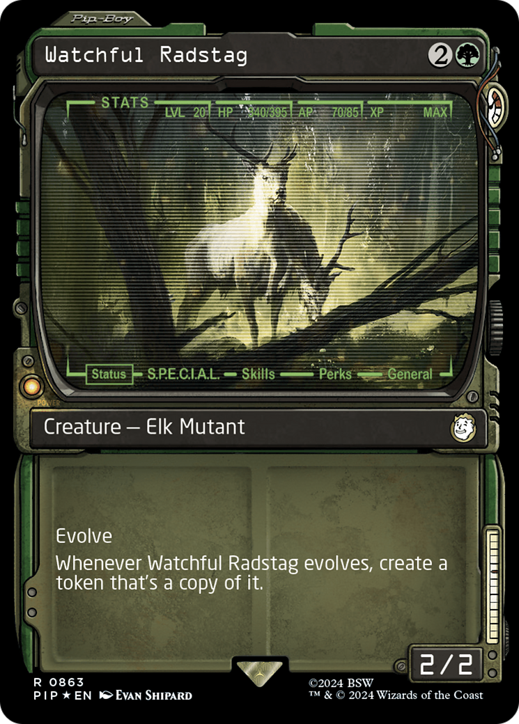 Watchful Radstag (Showcase) (Surge Foil)