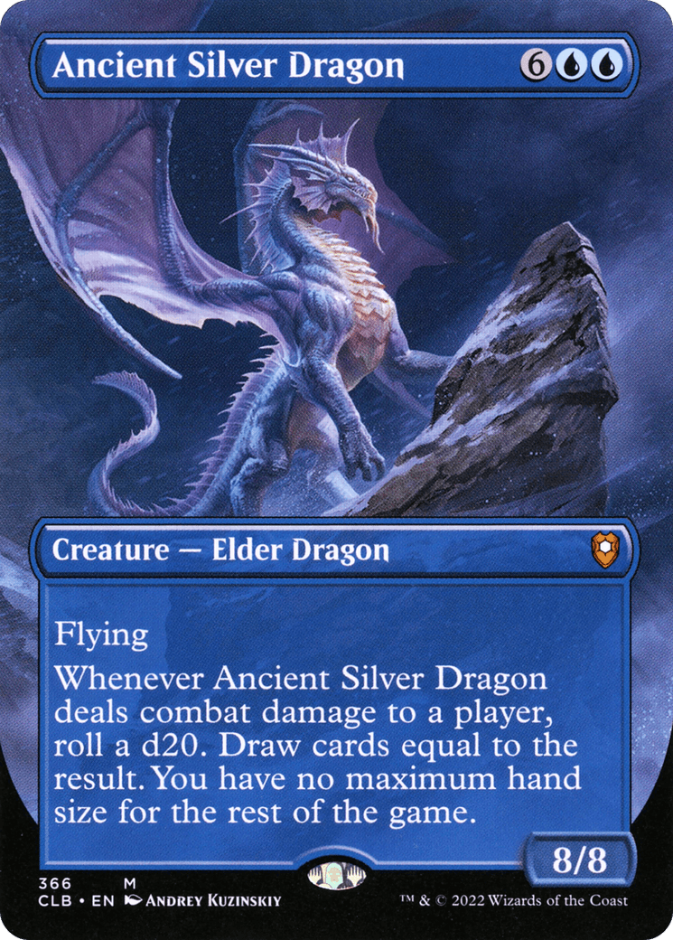 Ancient Silver Dragon (Borderless)