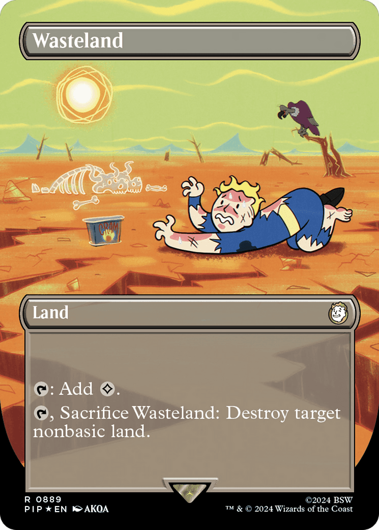 Wasteland (Borderless) (Surge Foil)