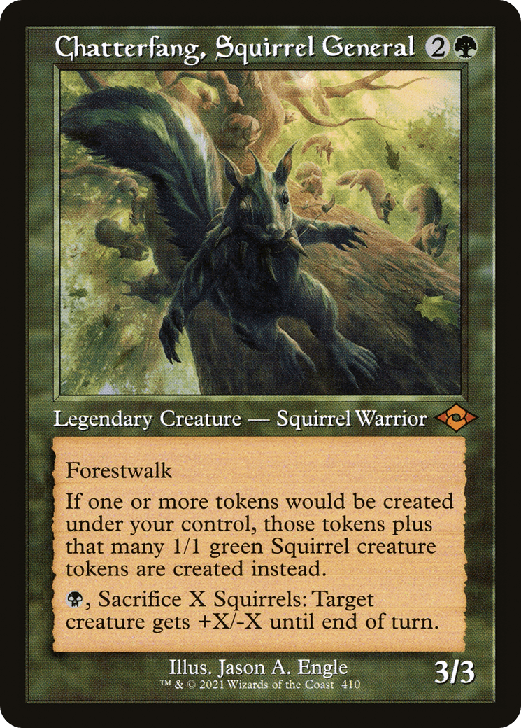 Chatterfang, Squirrel General (Retro Frame)