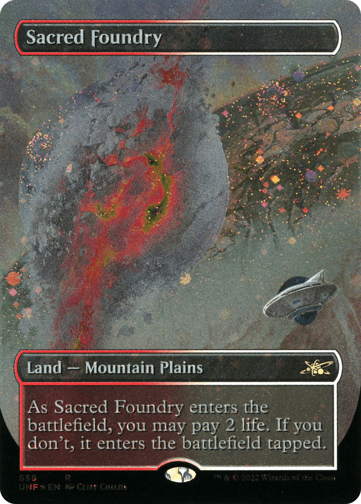 Sacred Foundry (Borderless) (Galaxy Foil)