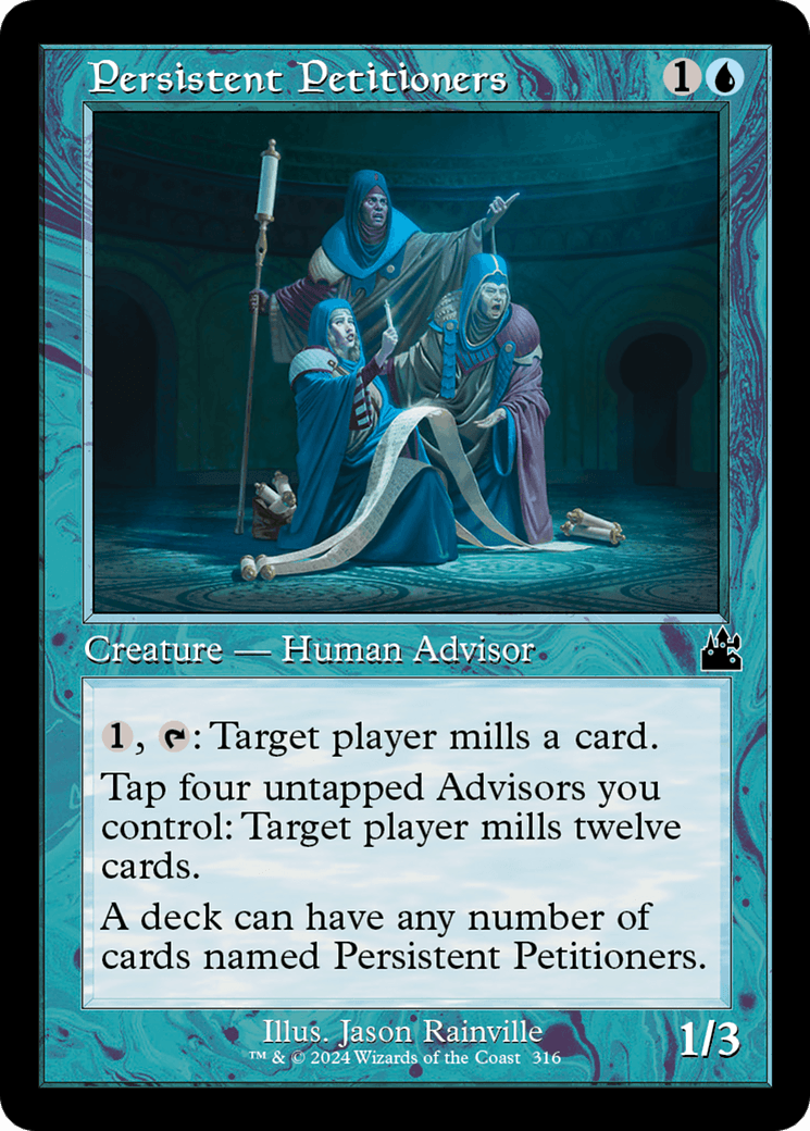 Persistent Petitioners (Retro Frame)