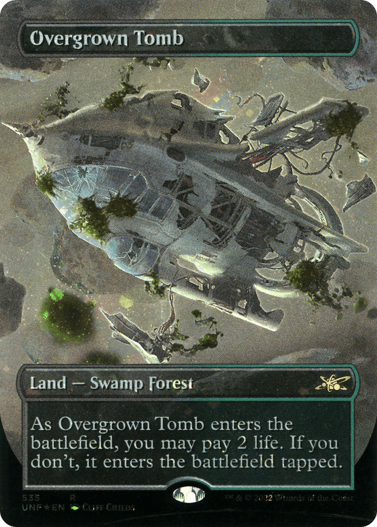 Overgrown Tomb (Borderless) (Galaxy Foil)