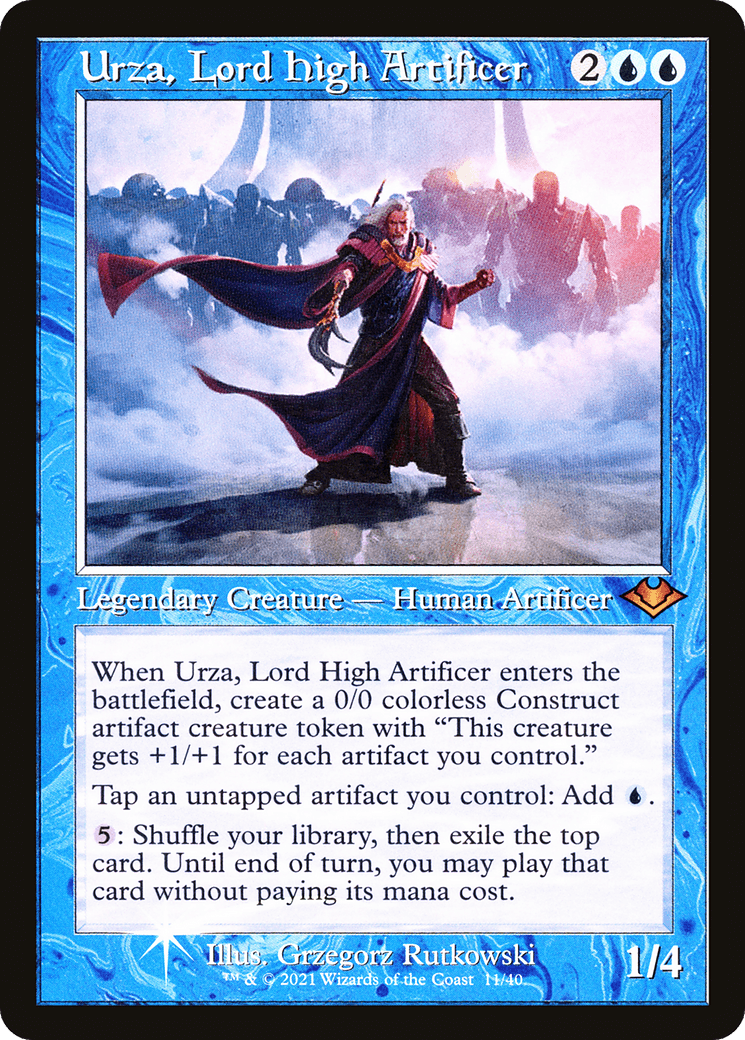 Urza, Lord High Artificer (Retro Frame)