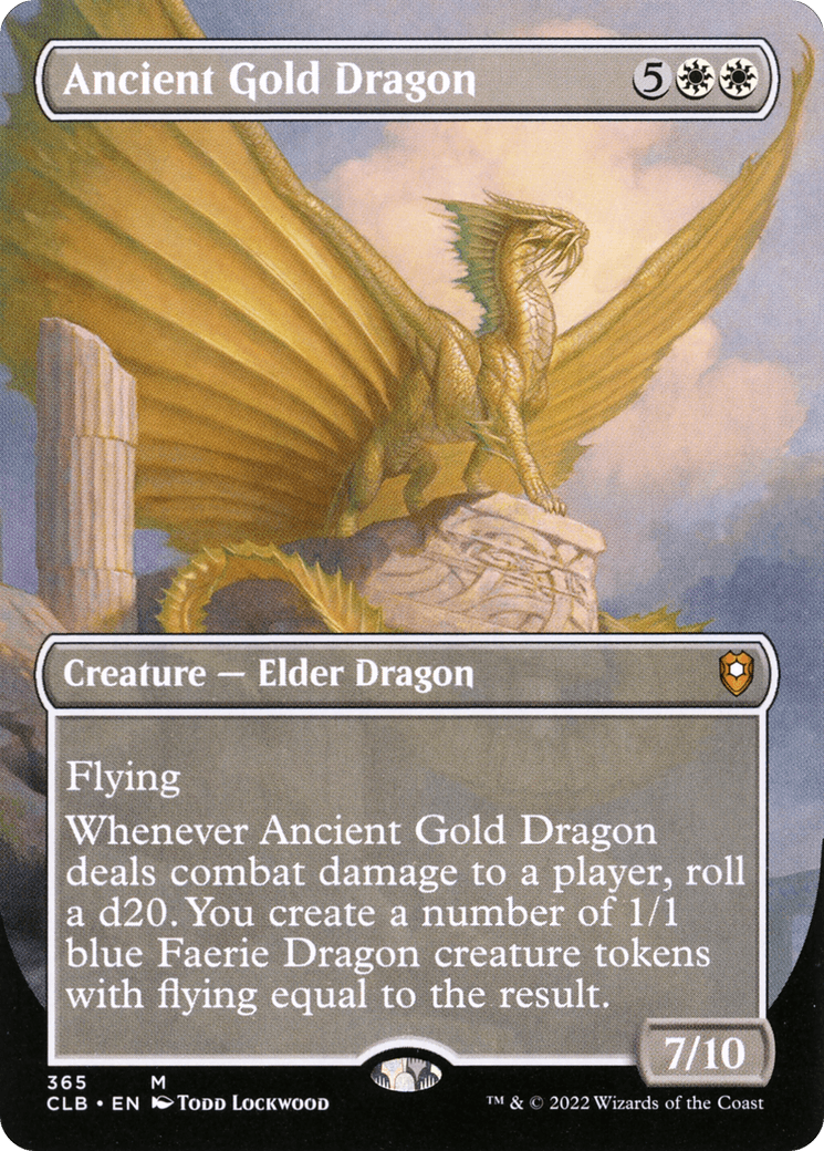 Ancient Gold Dragon (Borderless)