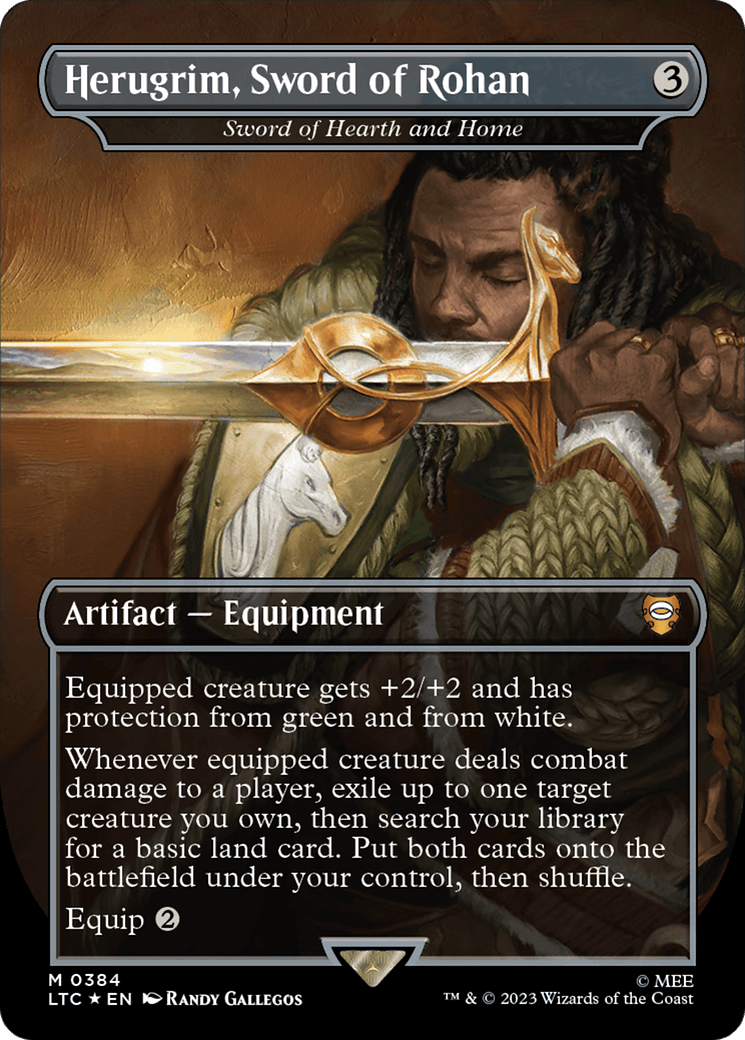 Herugrim, Sword of Rohan - Sword of Hearth and Home (Surge Foil)