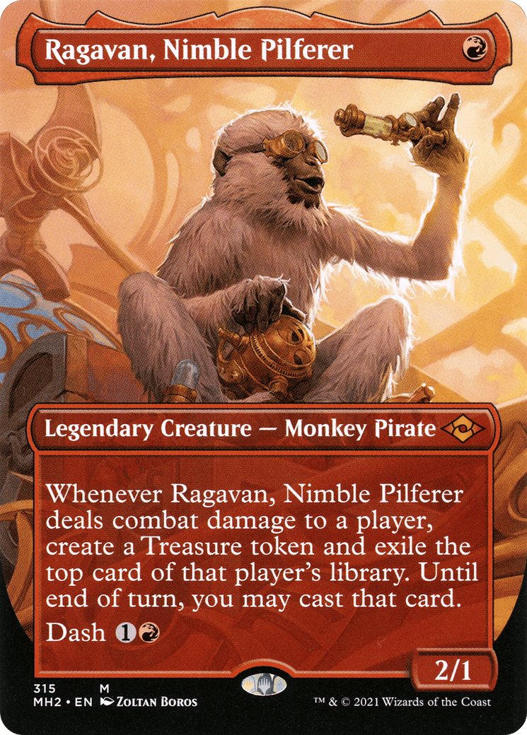 Ragavan, Nimble Pilferer (Borderless)