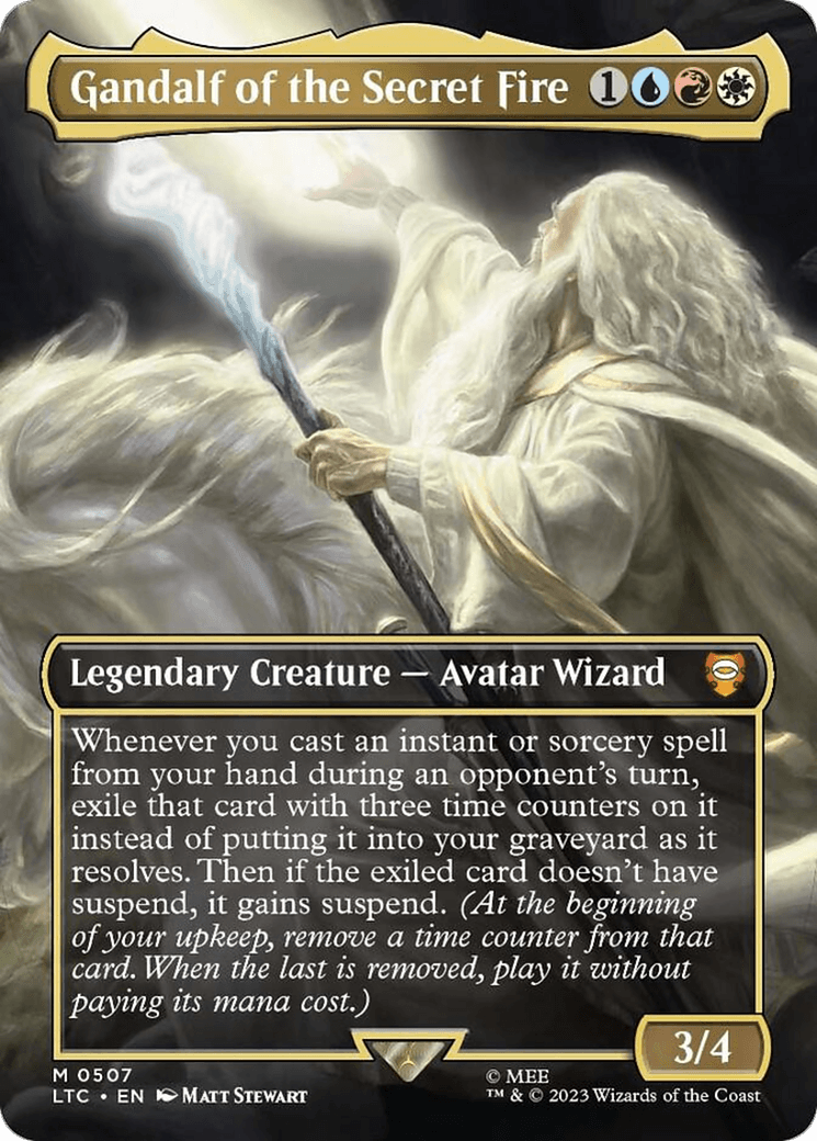 Gandalf of the Secret Fire (Borderless)