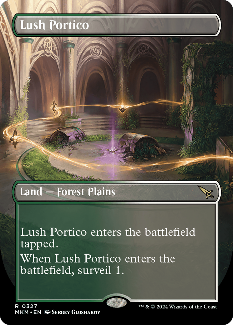 Lush Portico (Borderless)