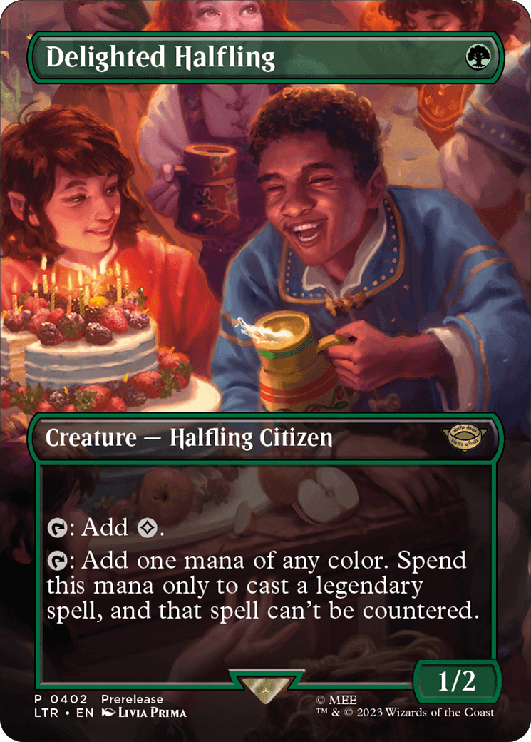 Delighted Halfling (Borderless)