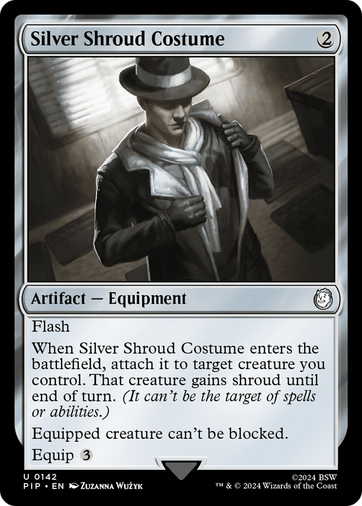 Silver Shroud Costume