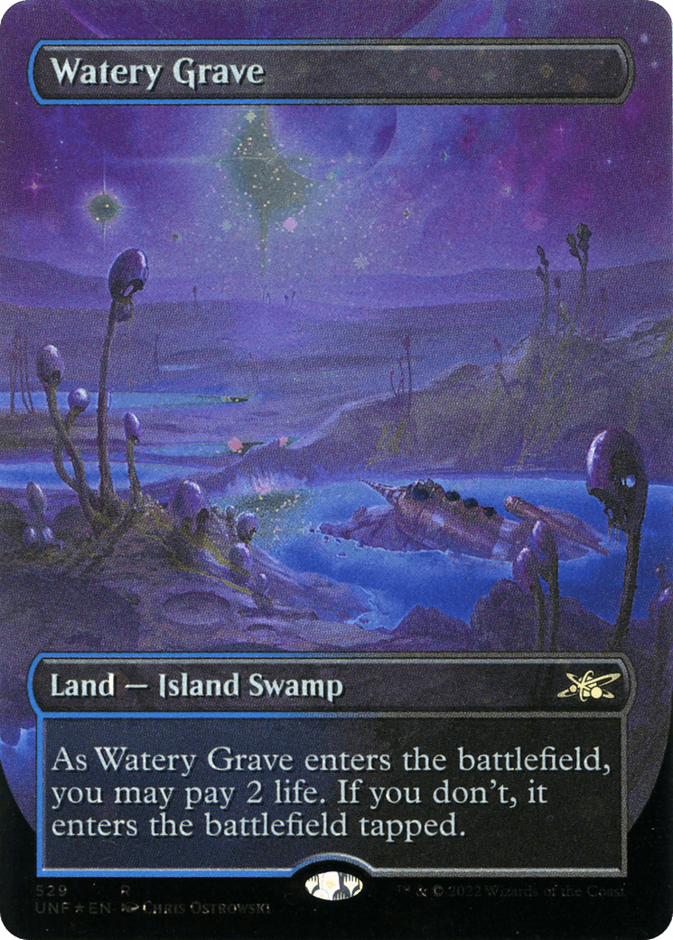 Watery Grave (Borderless) (Galaxy Foil)