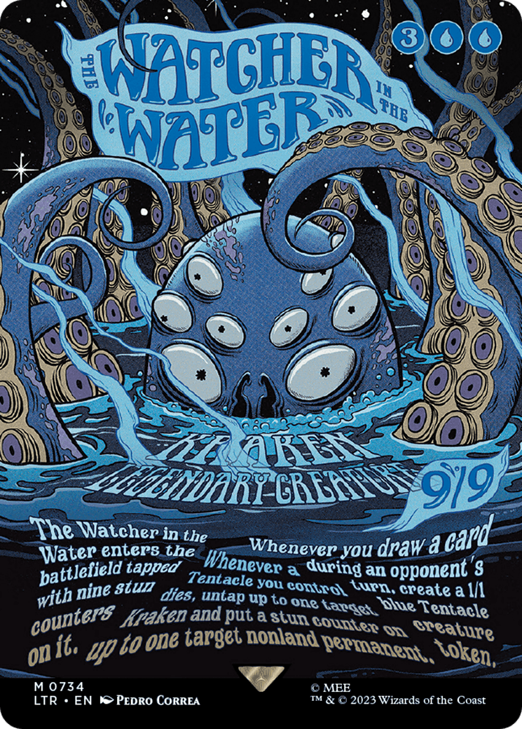 The Watcher in the Water (Borderless Poster)