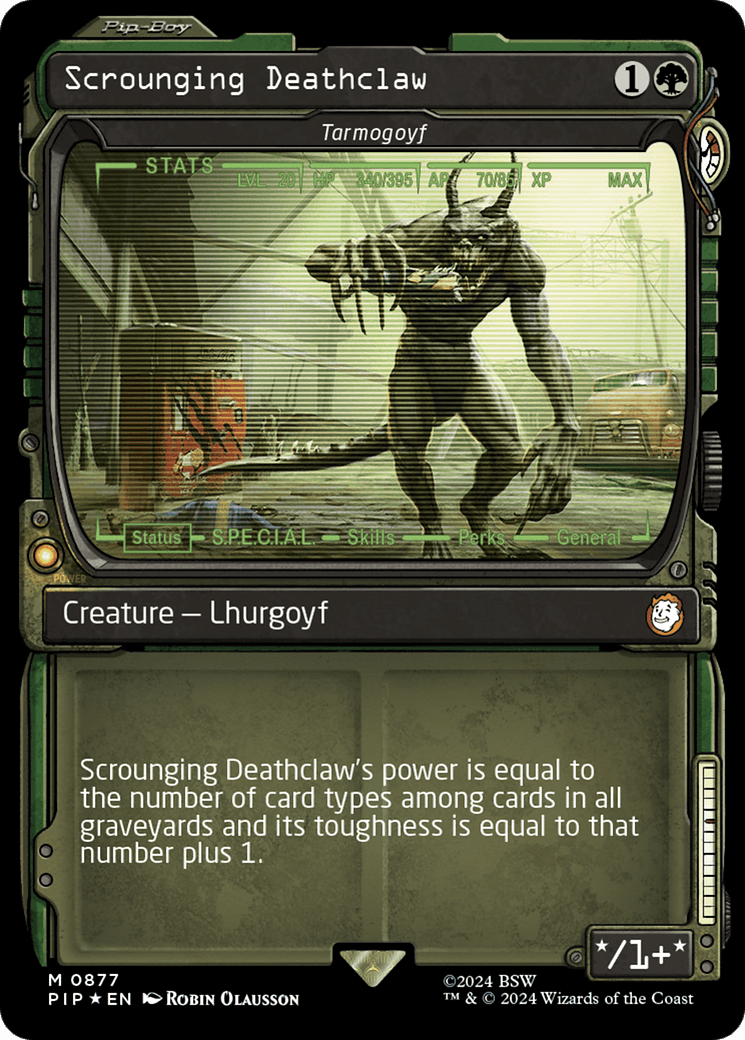 Scrounging Deathclaw - Tarmogoyf (Showcase) (Surge Foil)