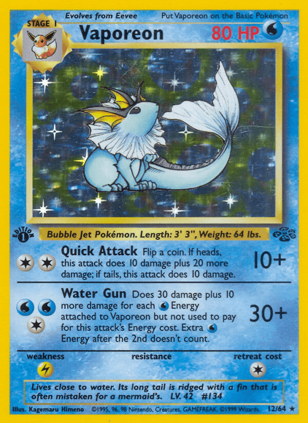 Vaporeon (1st Edition)