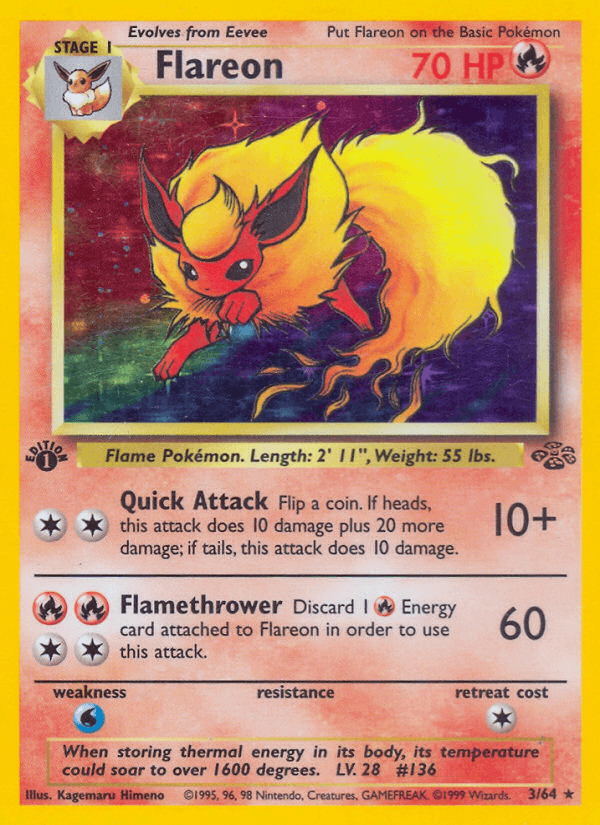  Flareon (1st Edition)