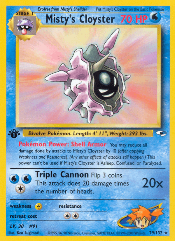 Misty's Cloyster (1st Edition)