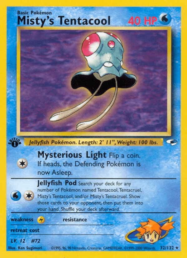 Misty's Tentacool (1st Edition)