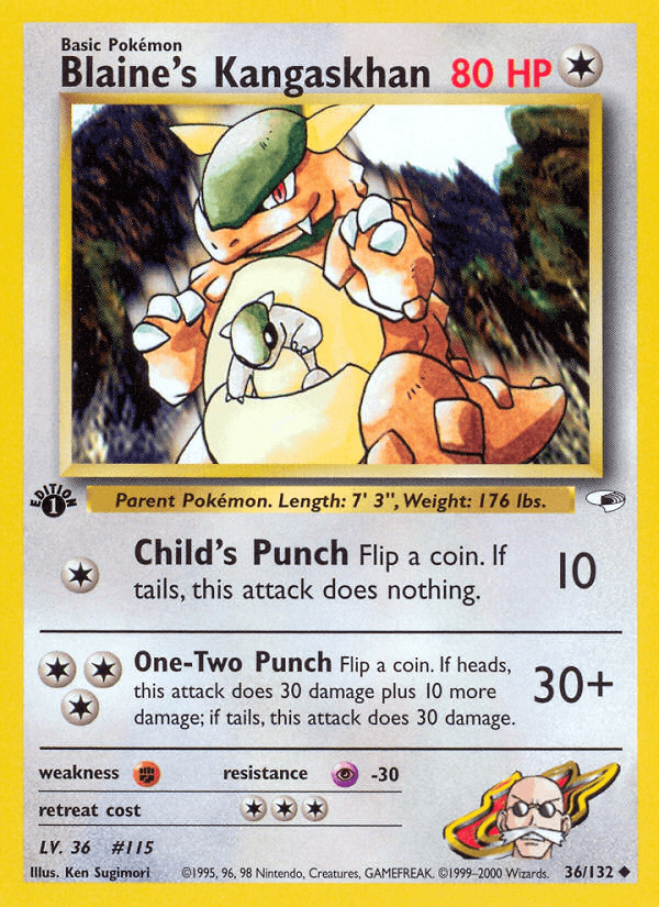 Blaine's Kangaskhan (1st Edition)