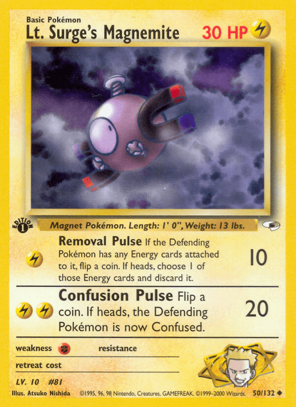 Lt. Surge's Magnemite (1st Edition)