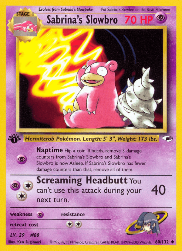 Sabrina's Slowbro (1st Edition)