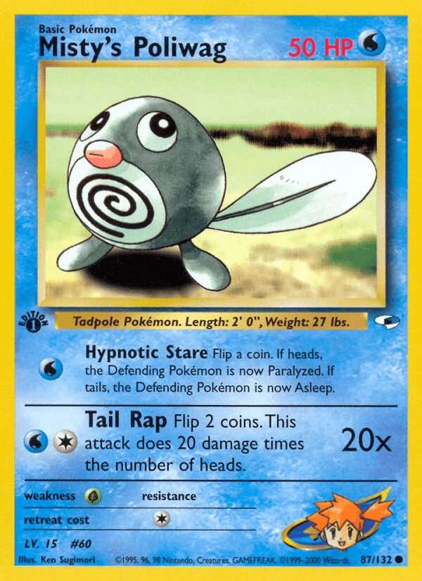 Misty's Poliwag (1st Edition)