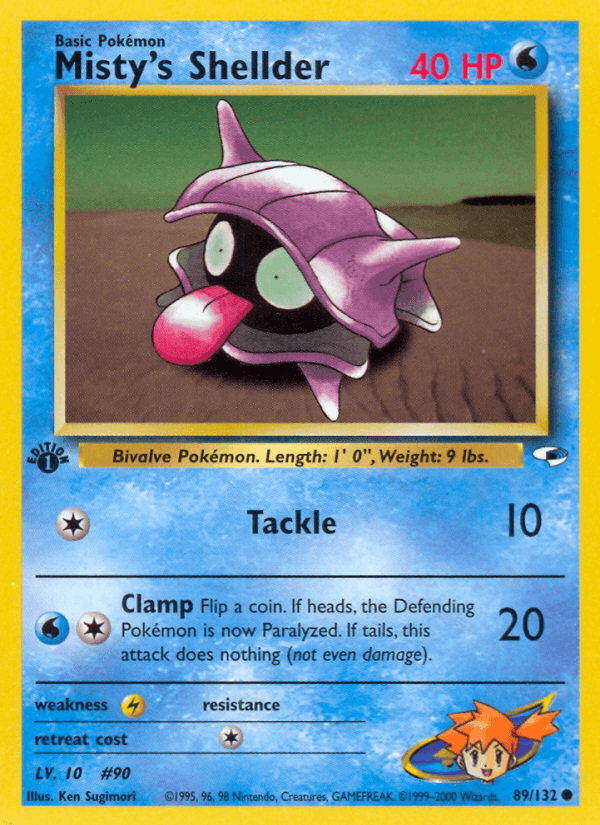 Misty's Shellder (1st Edition)