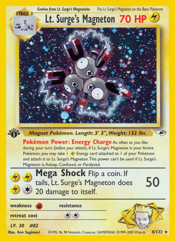 Lt. Surge's Magneton (1st Edition)