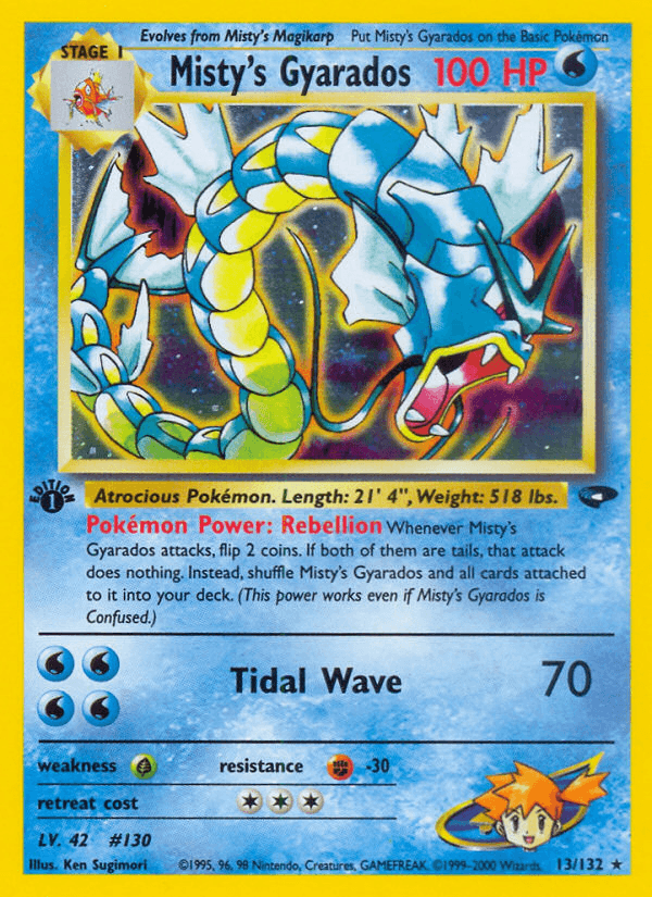 Misty's Gyarados (1st Edition)