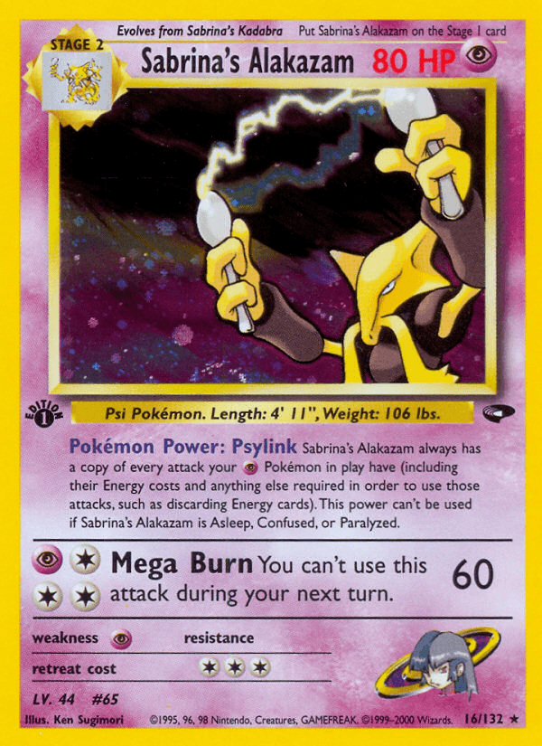 Sabrina's Alakazam (1st Edition)