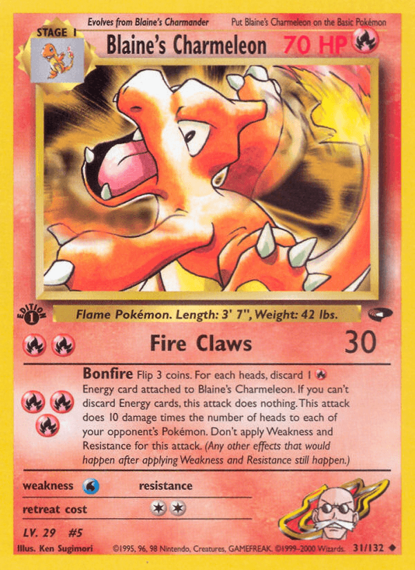 Blaine's Charmeleon (1st Edition)