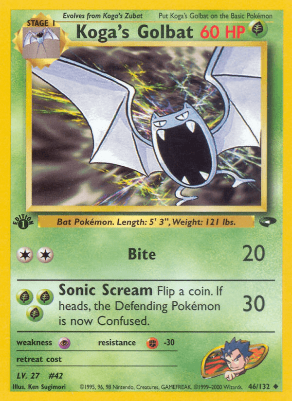 Koga's Golbat (1st Edition)