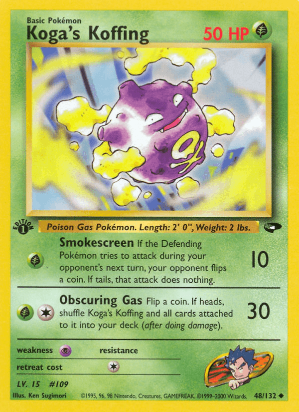 Koga's Koffing (1st Edition)