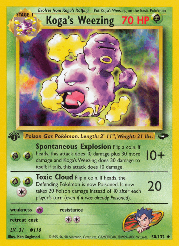 Koga's Weezing (1st Edition)