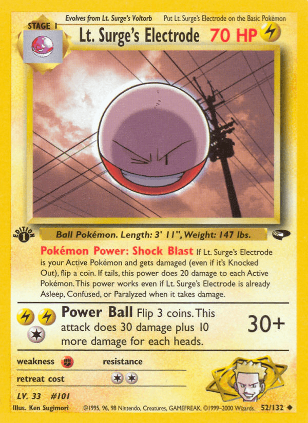 Lt. Surge's Electrode (1st Edition)