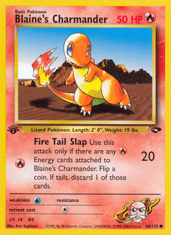 Blaine's Charmander (1st Edition)