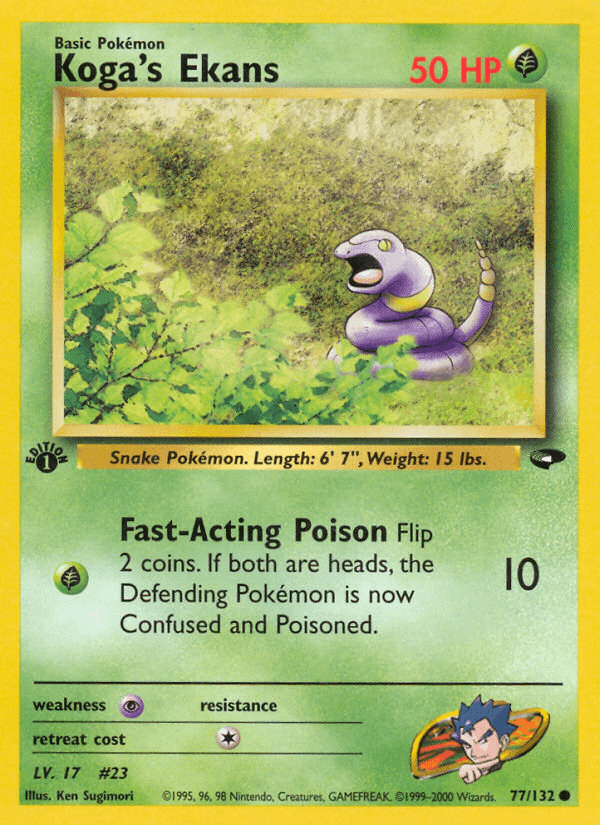 Koga's Ekans (1st Edition)