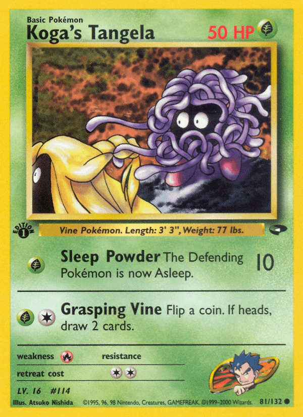 Koga's Tangela (1st Edition)