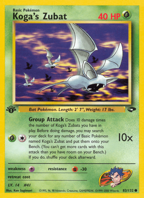 Koga's Zubat (1st Edition)