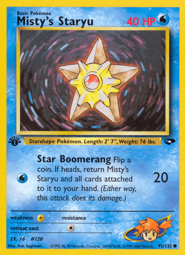 Misty's Staryu (1st Edition)