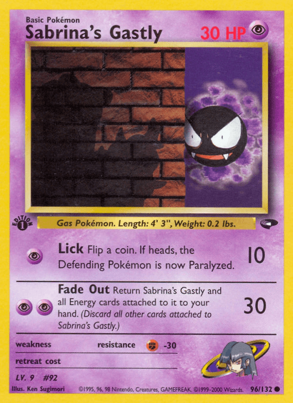 Sabrina's Gastly (1st Edition)